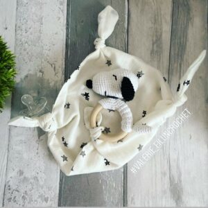 SNOOPY petit chien anneau