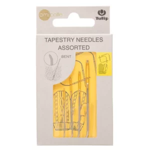 4 AIGUILLES COURBEES pour rentrer les fils et coudre les amigurumis