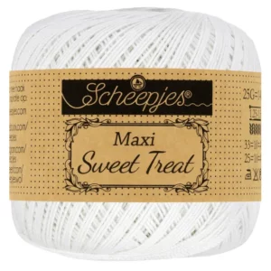 106 - Scheepjes Maxi Sweet Treat 25g pour yeux - blanc